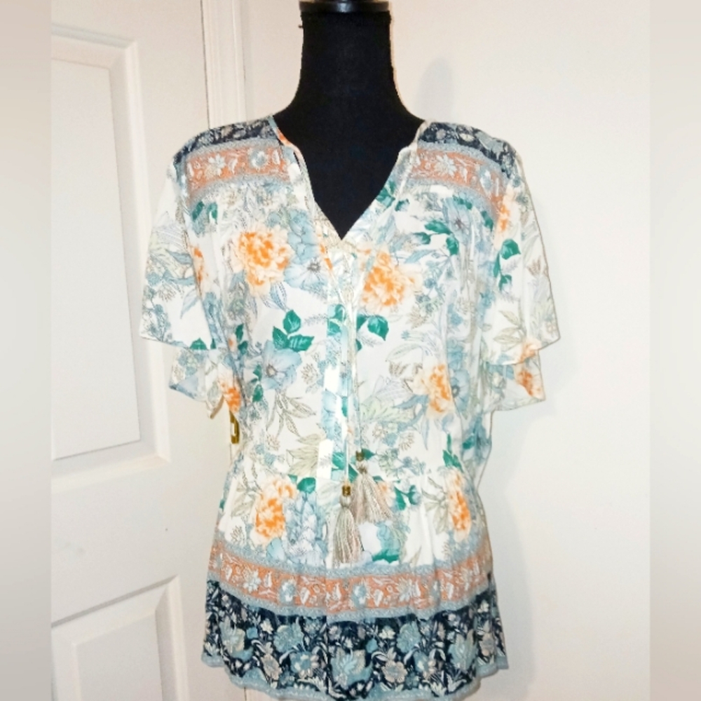 Floral Print Women's Top